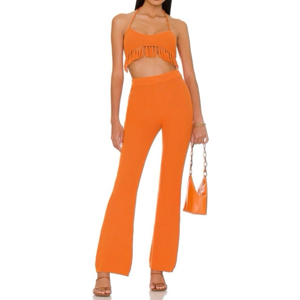 Lovers and Friends Devitta top with fringe in XS and Devitta Pant in XS